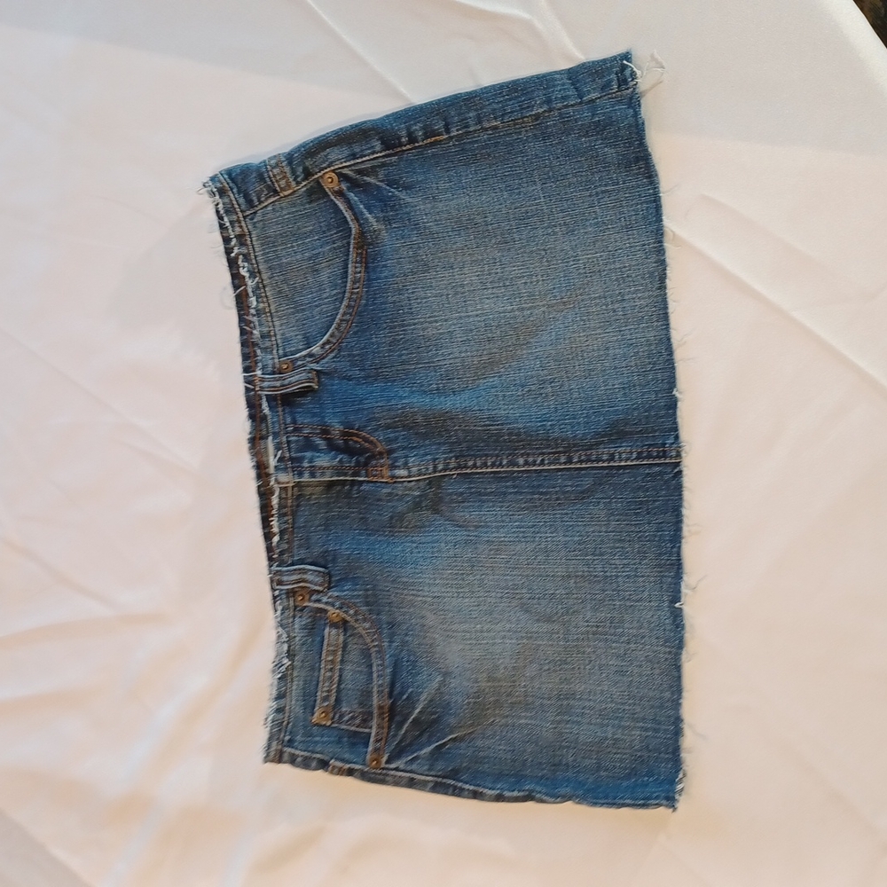 Denim blue Size 3 mini skirt
